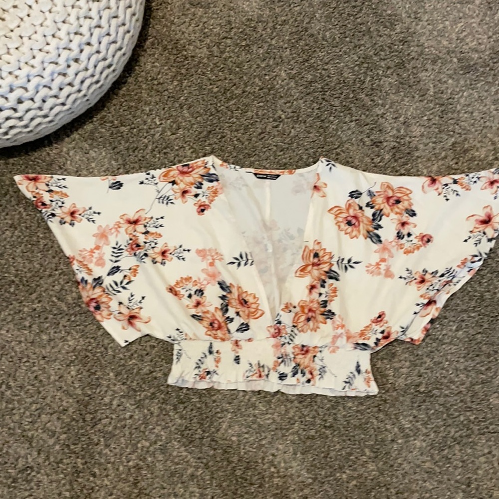 Floral crop top